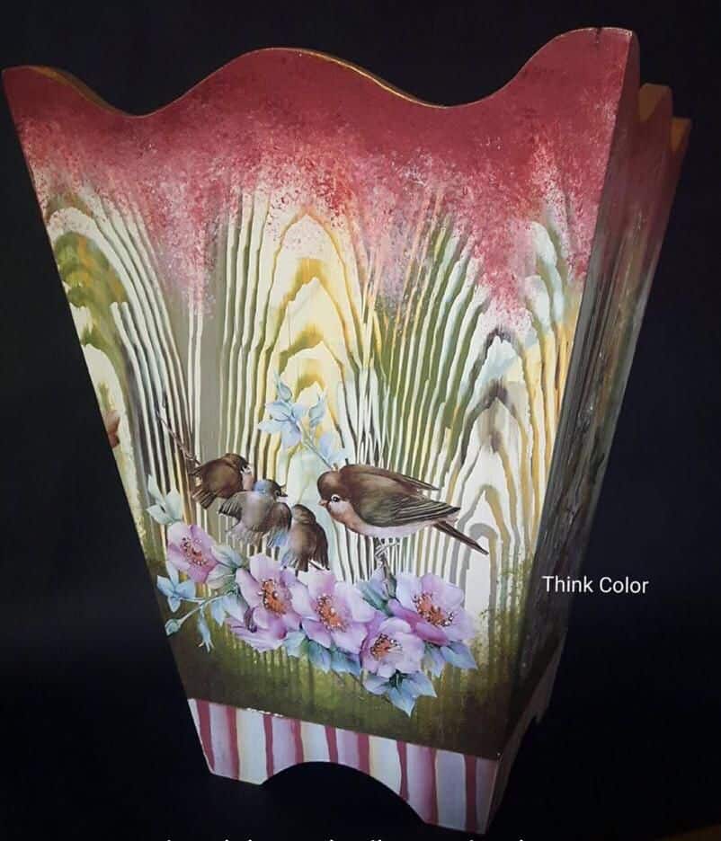 3- Decoupage Planter